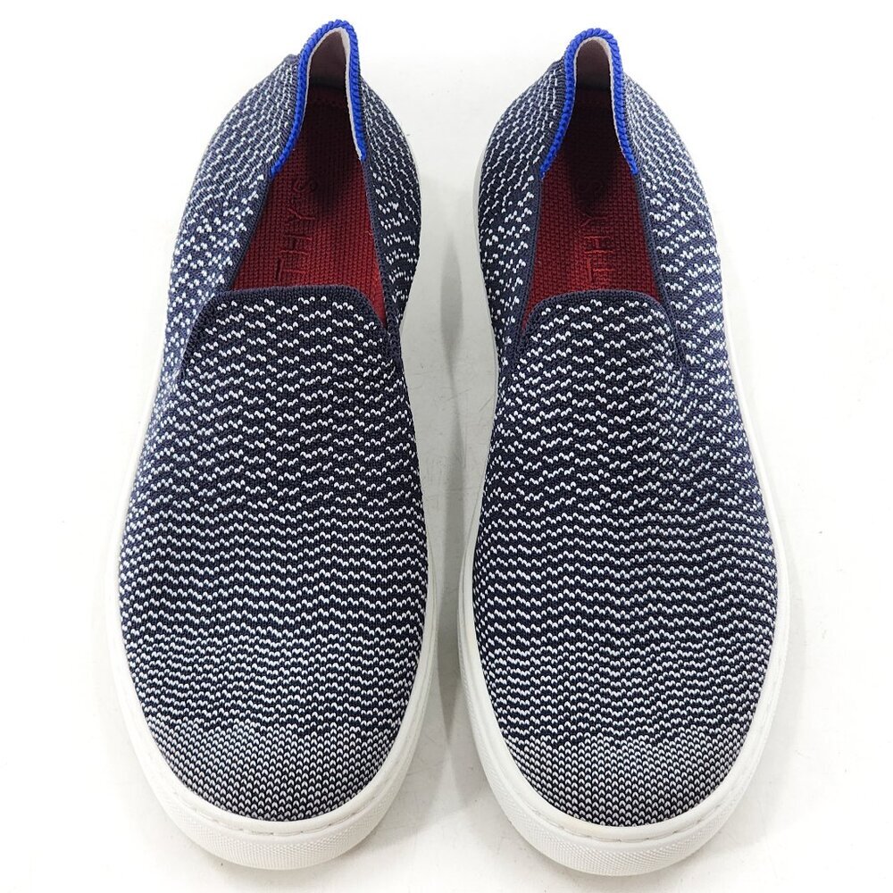 ROTHY'S City Loafer Sneaker Slip On Shoe Maritime Gradient Navy Blue